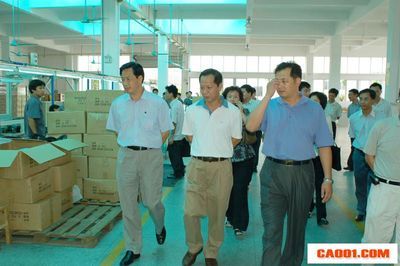 广州市副市长陈明德莅临CAV音响工厂检查指导工作_专题报道_CA001中国音响第一网_最集中的音响人社区_音响|灯光|视频|专业|门户|网站